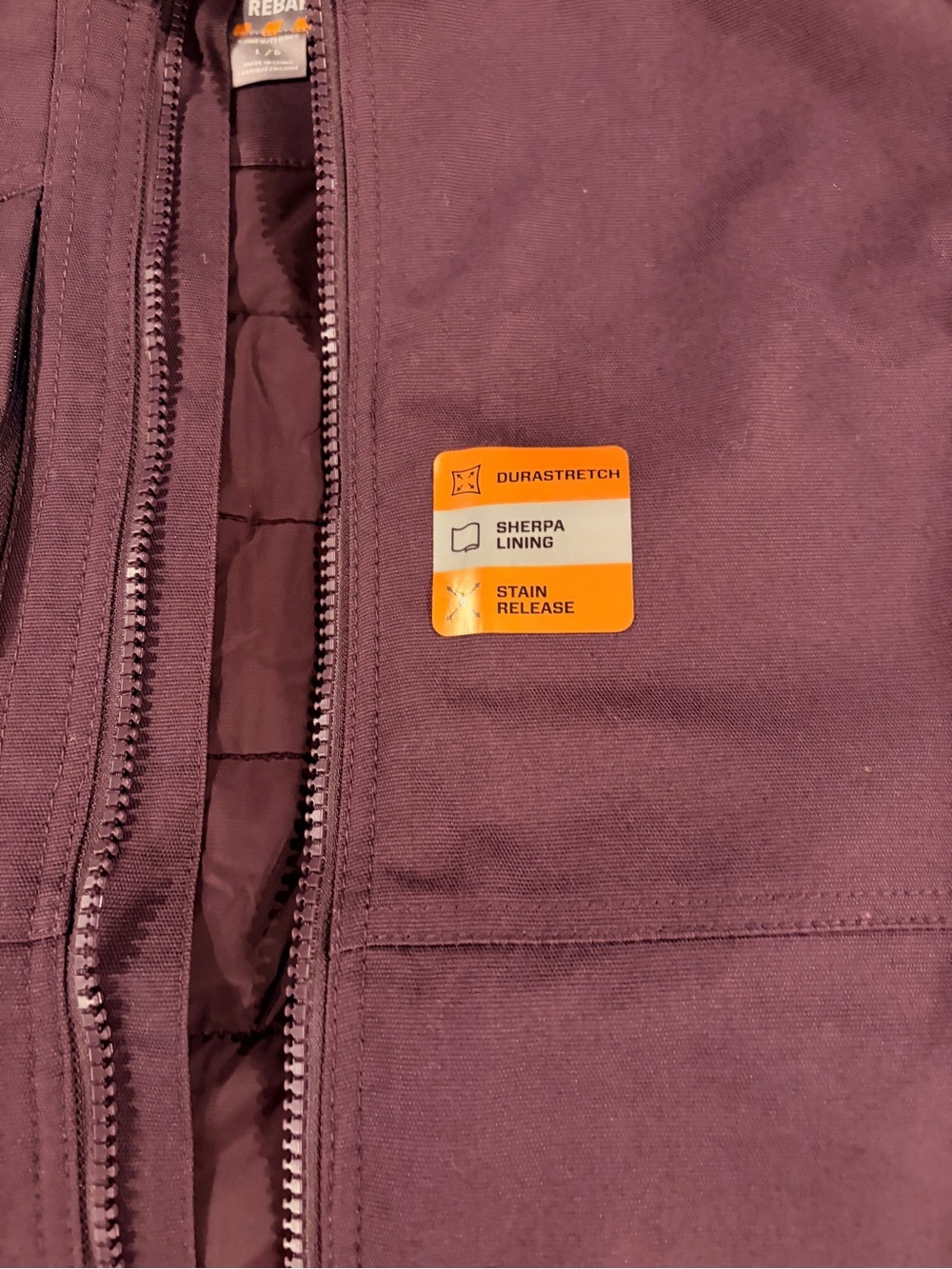 Nwt Women’s Size Large Ariat Rebar Work Jacket - Picture 5 of 12